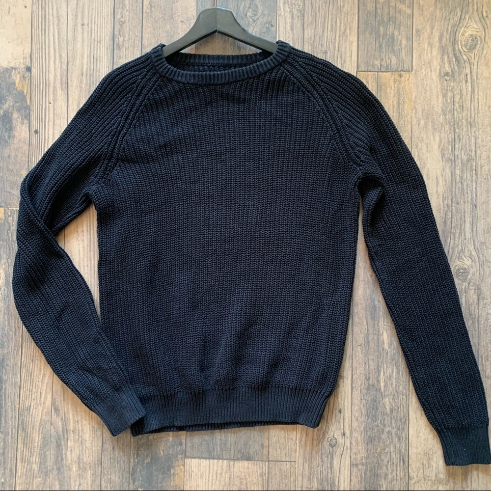 Men’s M Black Sweater crewneck, Hawkings McGill